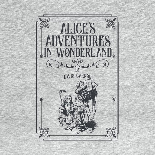 Alice in Wonderland - Lewis Carroll - Mad Hatter, White Rabbit, Cheshire Cat by OutfittersAve